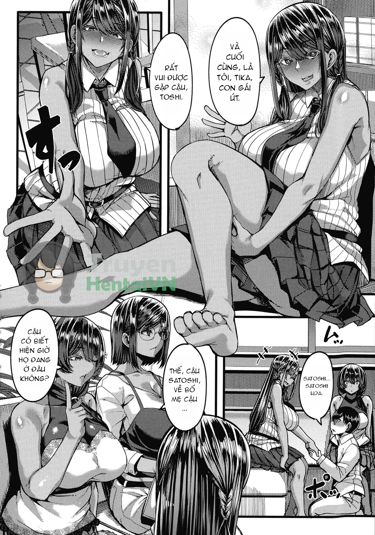 HentaiVN.net - Ảnh 10 - Kasshoku Hime to Himitsu no Keiyaku - Chap 1