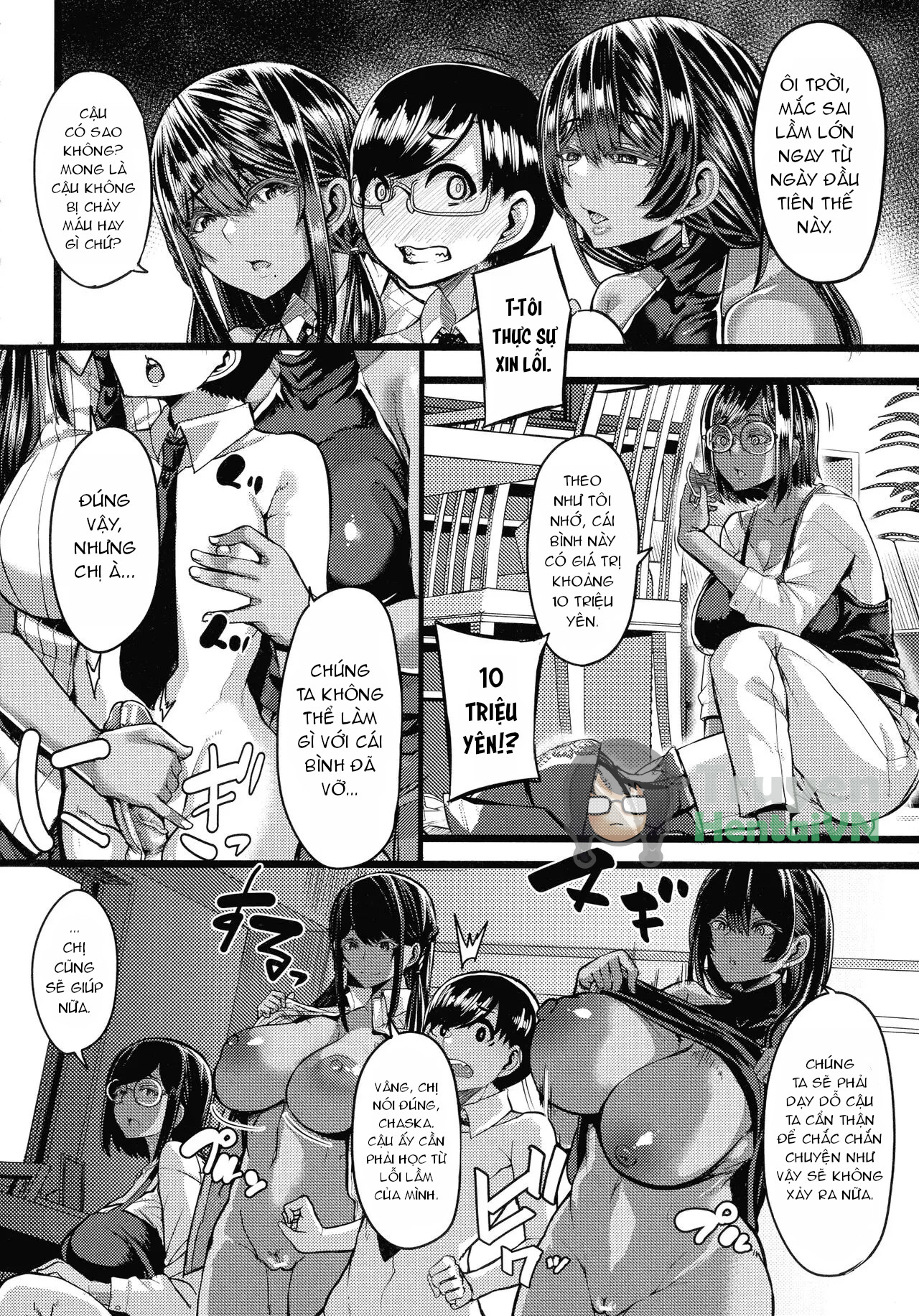 HentaiVN.net - Ảnh 22 - Kasshoku Hime to Himitsu no Keiyaku - Chap 1