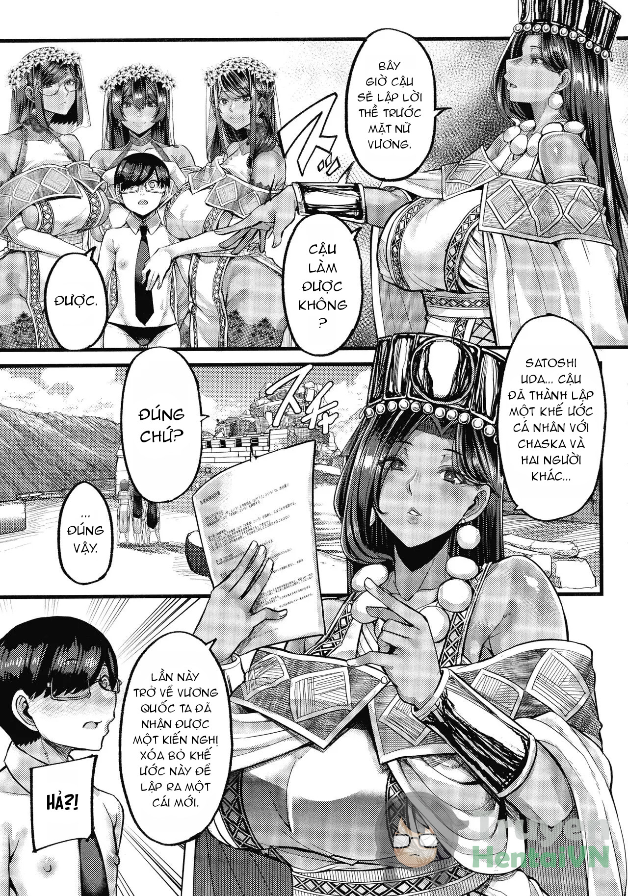 HentaiVN.net - Ảnh 13 - Kasshoku Hime to Himitsu no Keiyaku - Chap 4