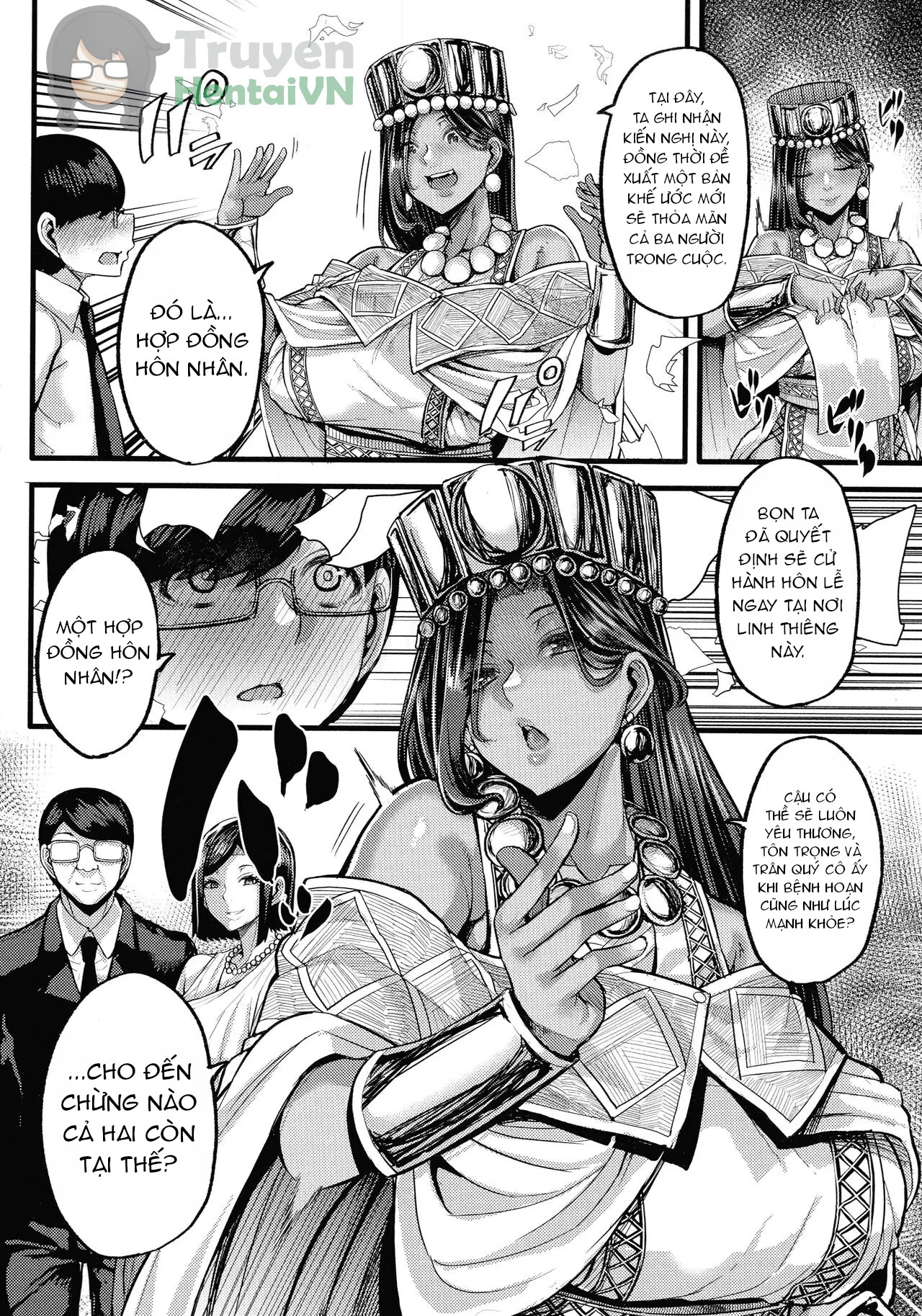 HentaiVN.net - Ảnh 14 - Kasshoku Hime to Himitsu no Keiyaku - Chap 4