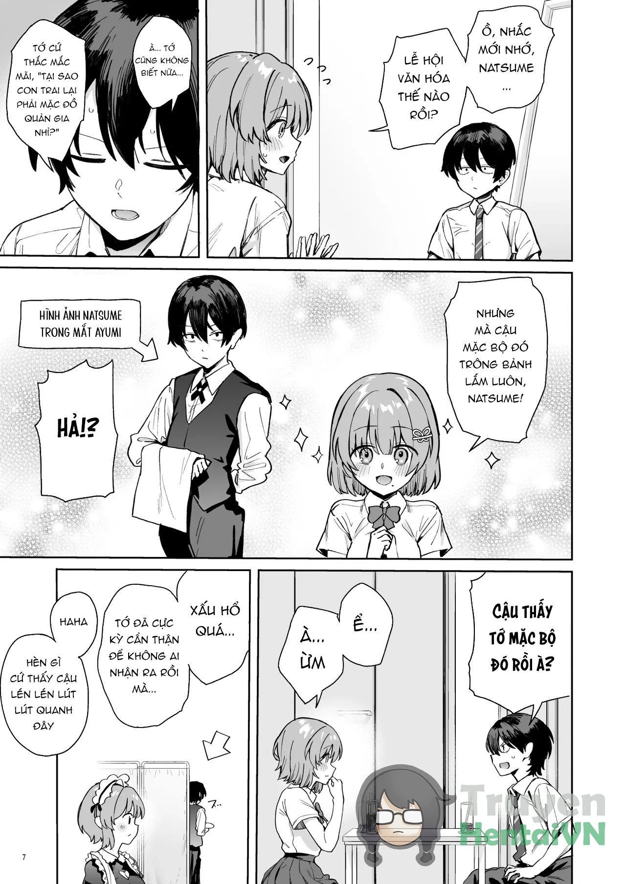 HentaiVN.net - Ảnh 11 - Class de Kakure Ninki no Hirose-san ga Guigui kuru! - Chap 1