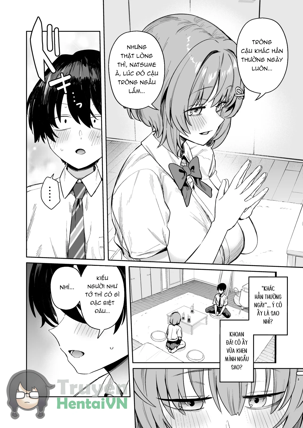 HentaiVN.net - Ảnh 12 - Class de Kakure Ninki no Hirose-san ga Guigui kuru! - Chap 1