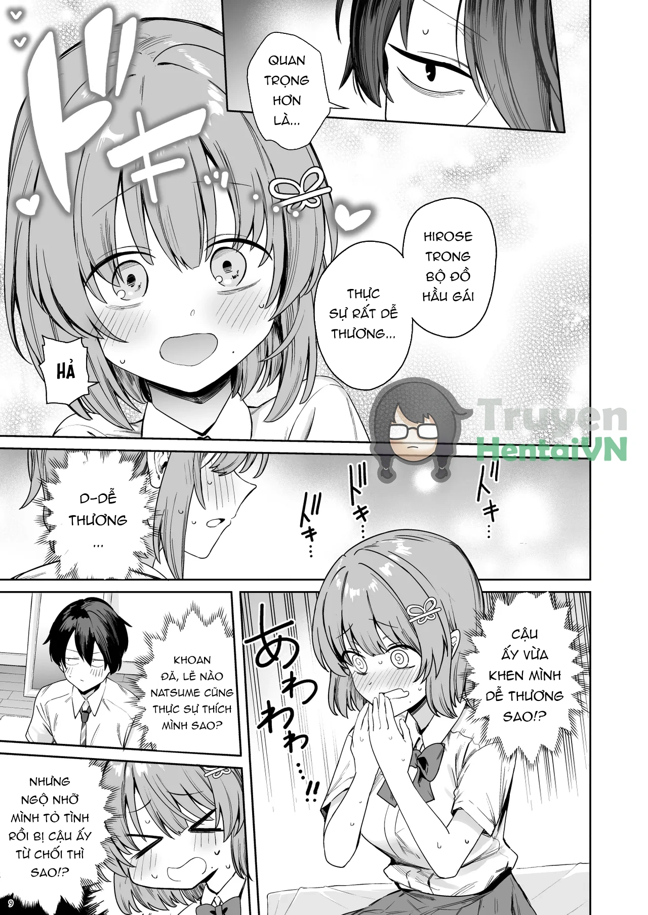 HentaiVN.net - Ảnh 13 - Class de Kakure Ninki no Hirose-san ga Guigui kuru! - Chap 1