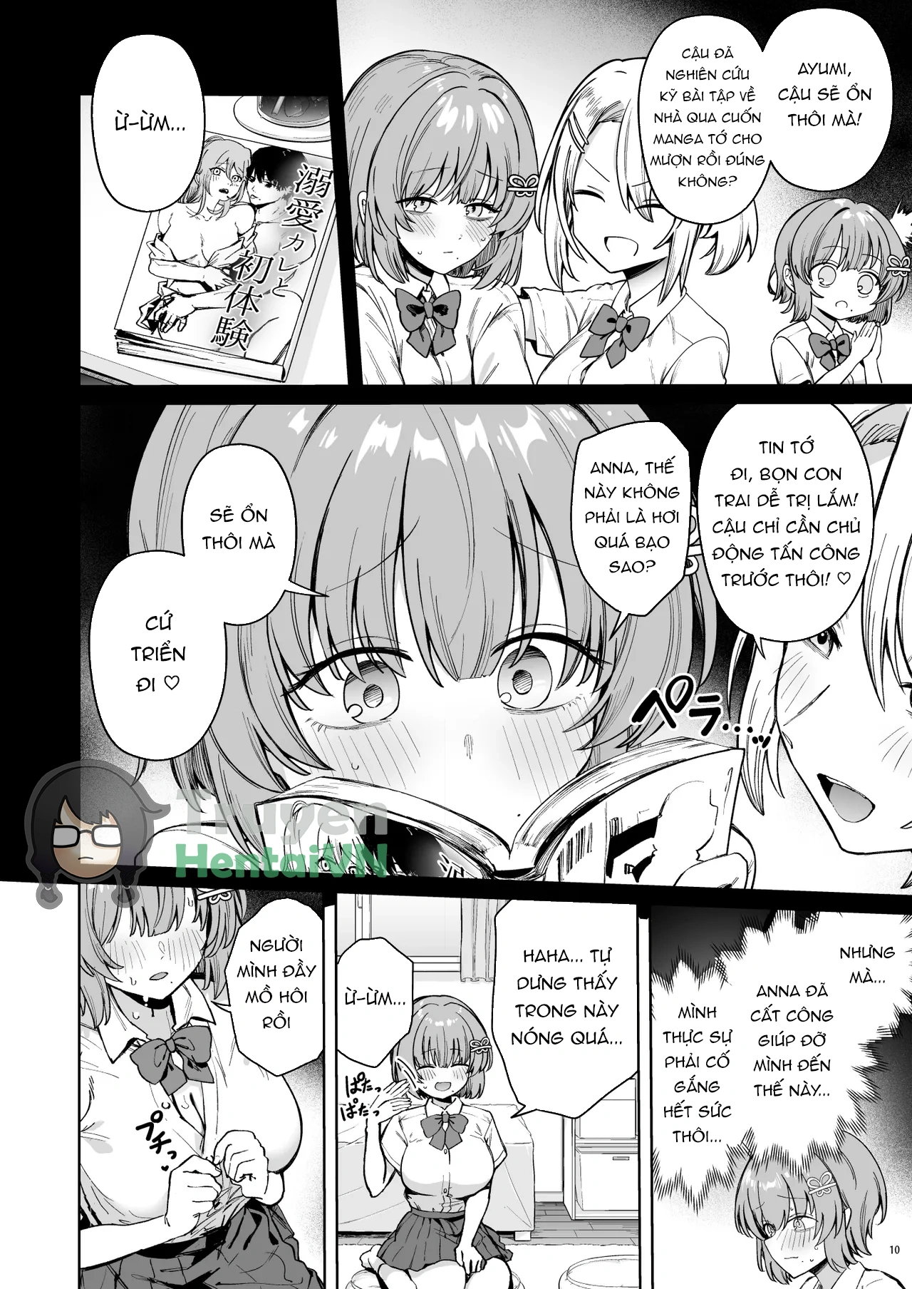 HentaiVN.net - Ảnh 14 - Class de Kakure Ninki no Hirose-san ga Guigui kuru! - Chap 1