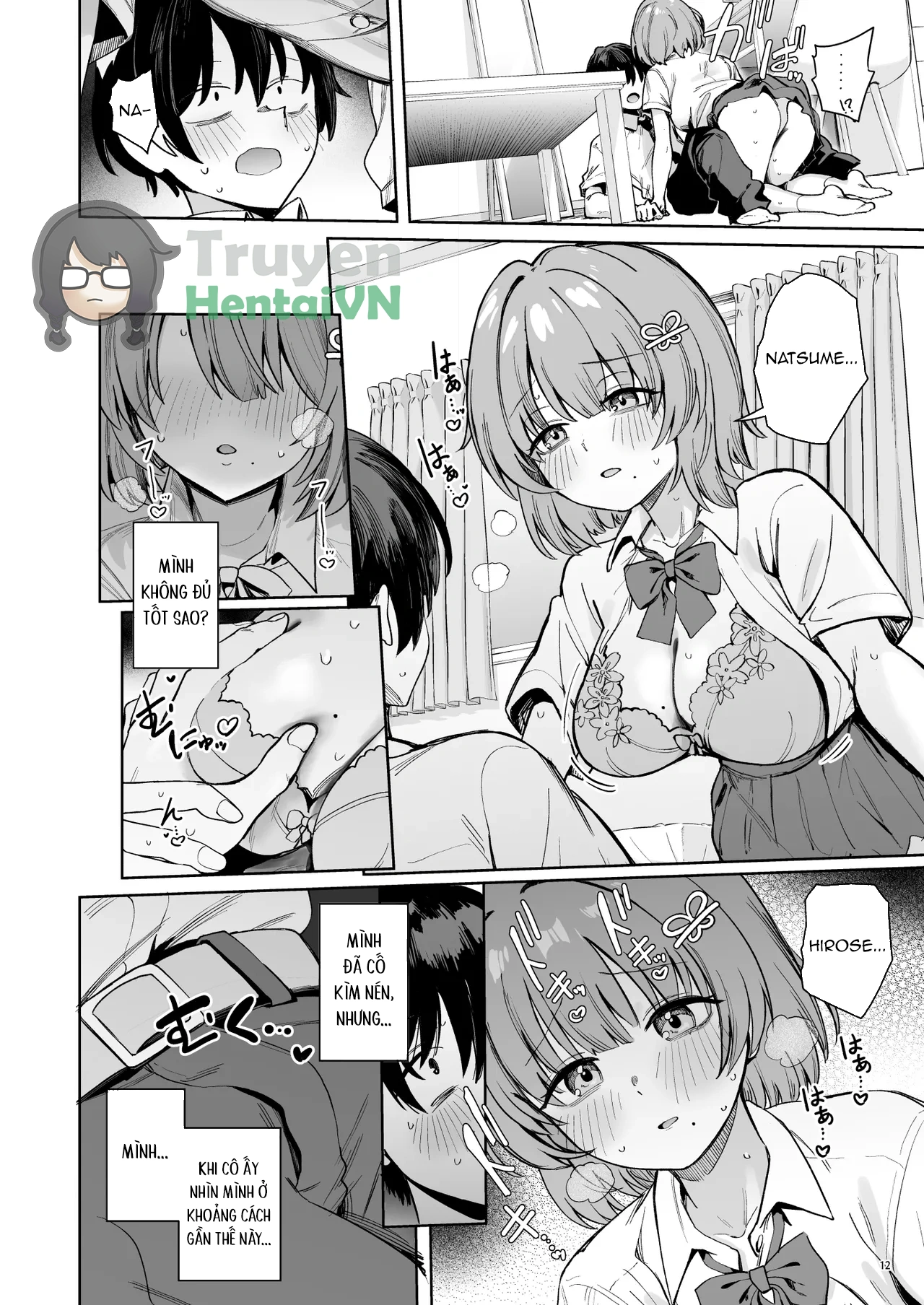 HentaiVN.net - Ảnh 16 - Class de Kakure Ninki no Hirose-san ga Guigui kuru! - Chap 1
