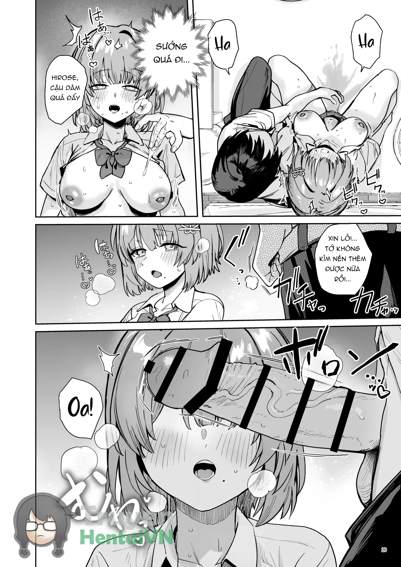HentaiVN.net - Ảnh 24 - Class de Kakure Ninki no Hirose-san ga Guigui kuru! - Chap 1