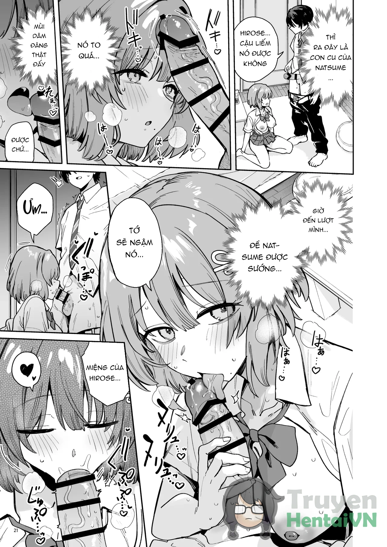 HentaiVN.net - Ảnh 25 - Class de Kakure Ninki no Hirose-san ga Guigui kuru! - Chap 1
