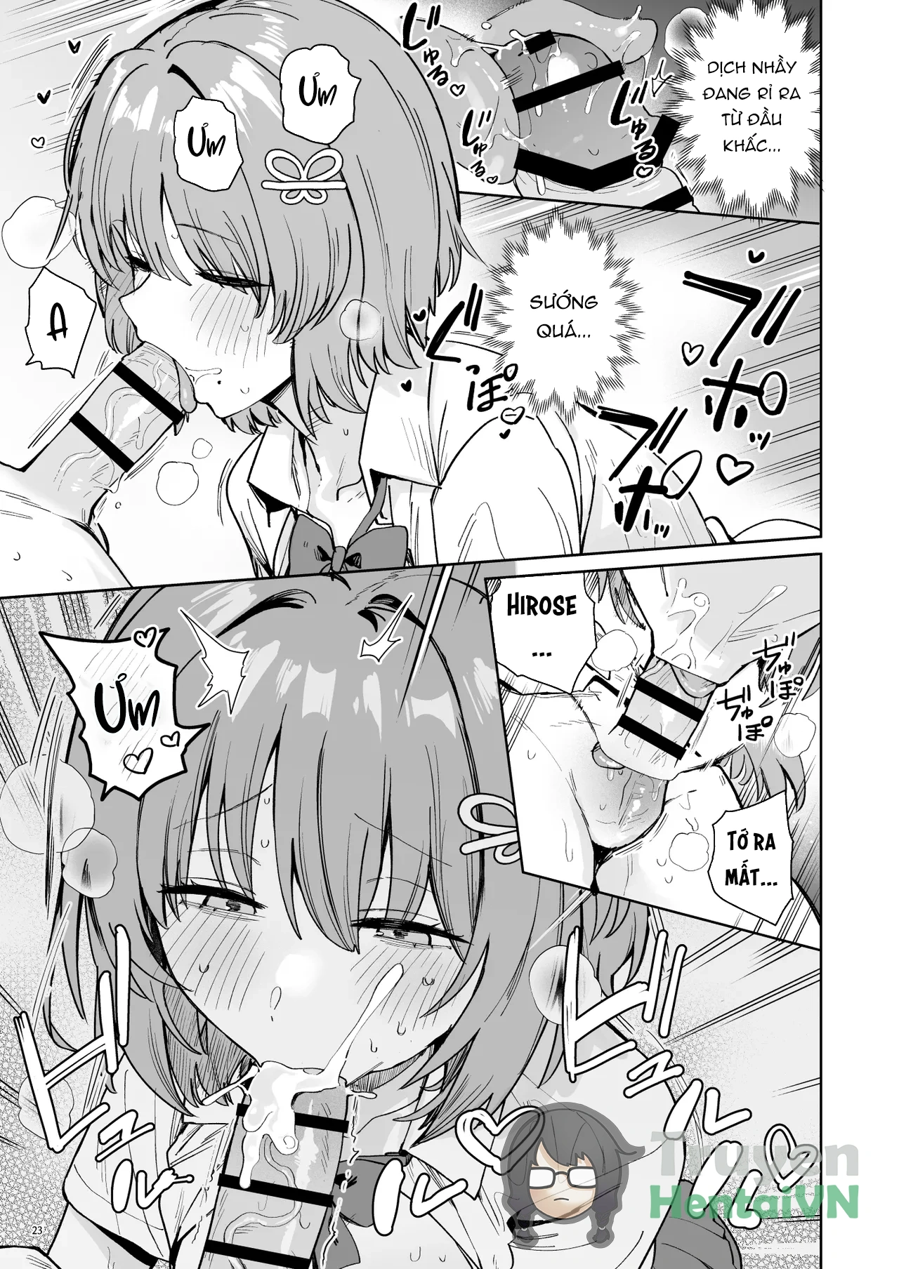 HentaiVN.net - Ảnh 27 - Class de Kakure Ninki no Hirose-san ga Guigui kuru! - Chap 1