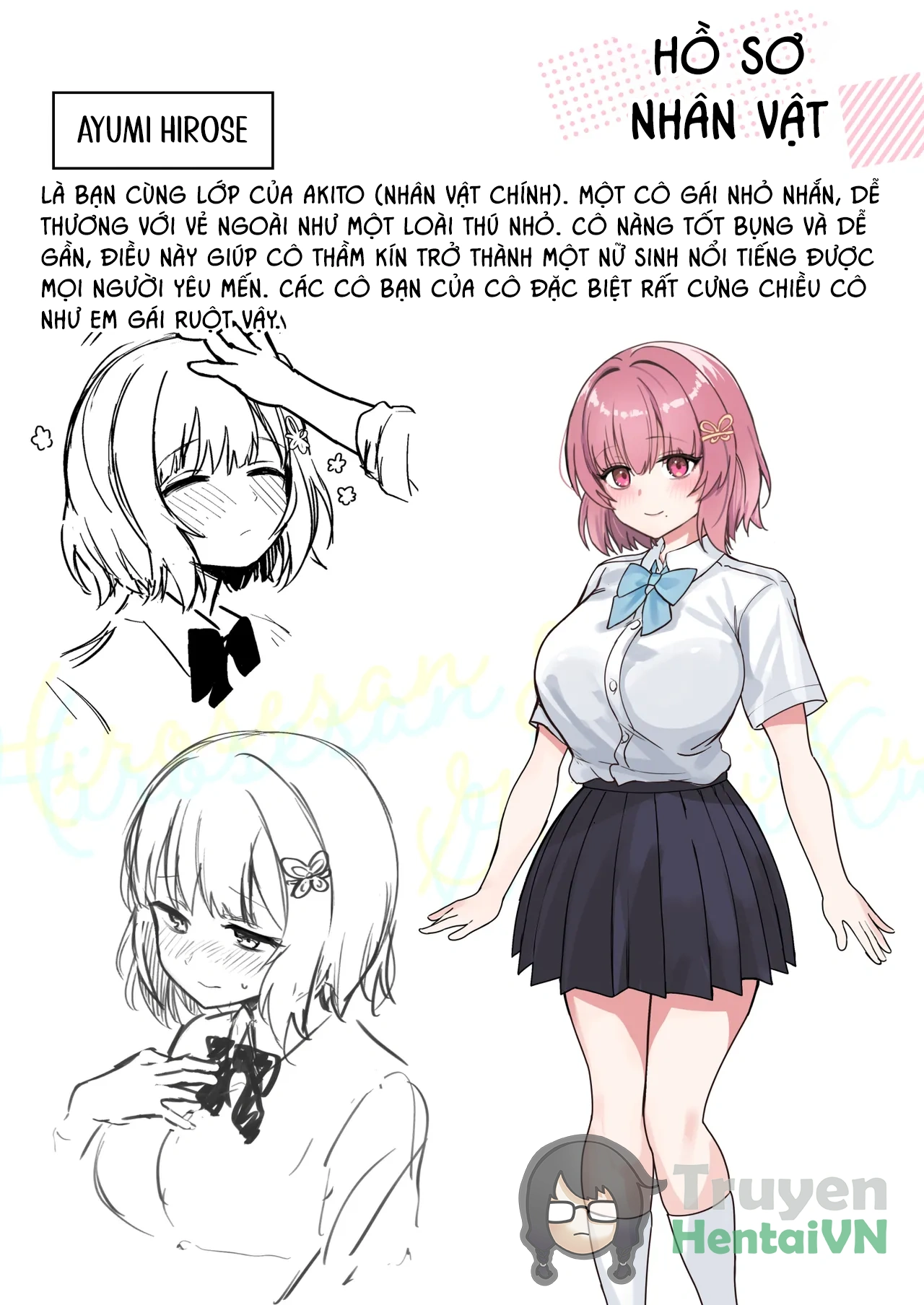 HentaiVN.net - Ảnh 3 - Class de Kakure Ninki no Hirose-san ga Guigui kuru! - Chap 1