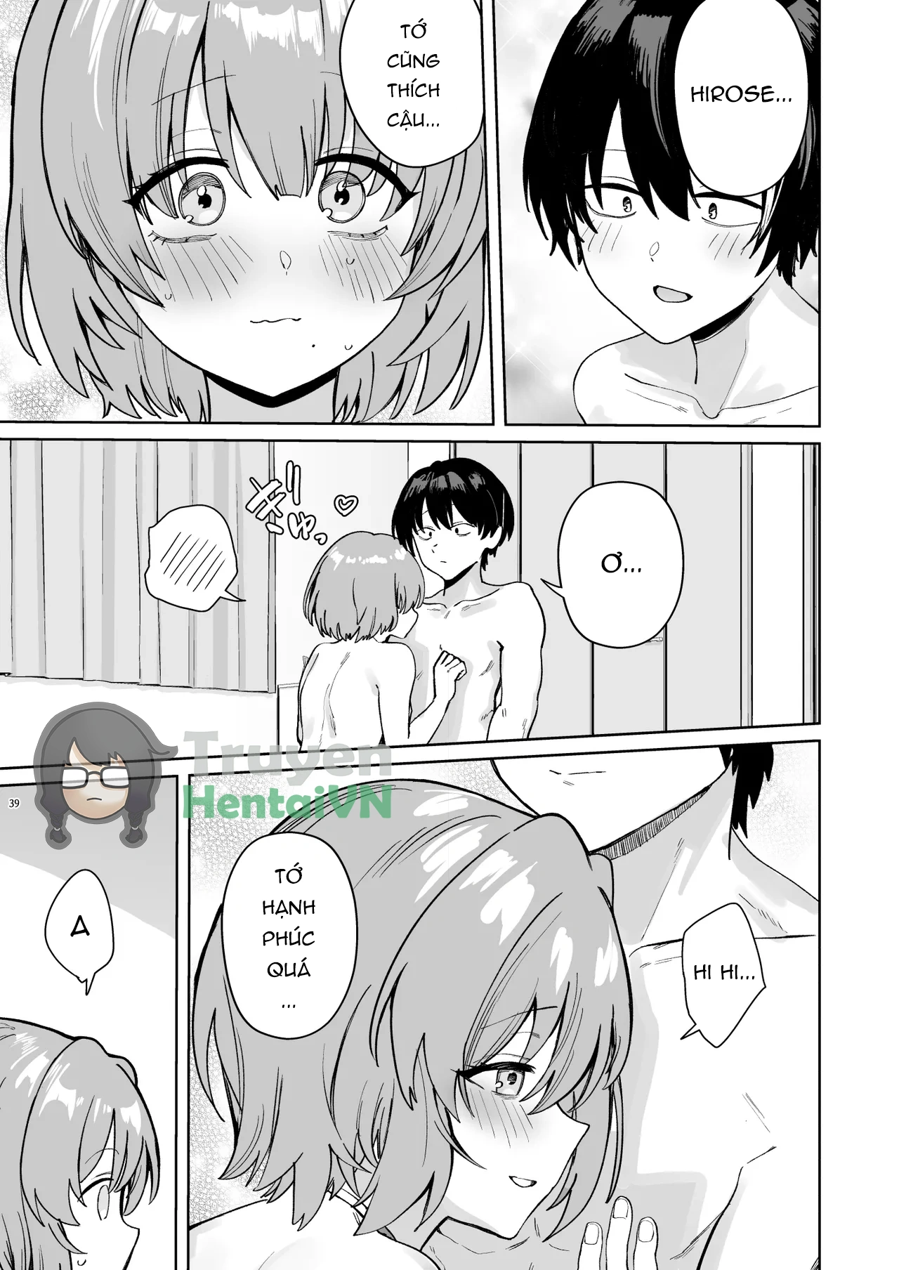 HentaiVN.net - Ảnh 43 - Class de Kakure Ninki no Hirose-san ga Guigui kuru! - Chap 1