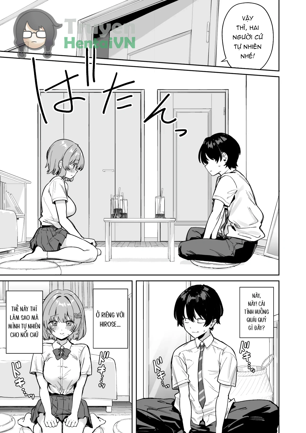 HentaiVN.net - Ảnh 9 - Class de Kakure Ninki no Hirose-san ga Guigui kuru! - Chap 1
