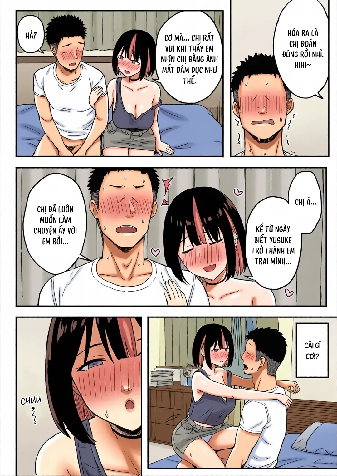HentaiVN.net - Ảnh 11 - Mẹ và chị gái kế đều trở thành bạn tình của tôi - Chap 1