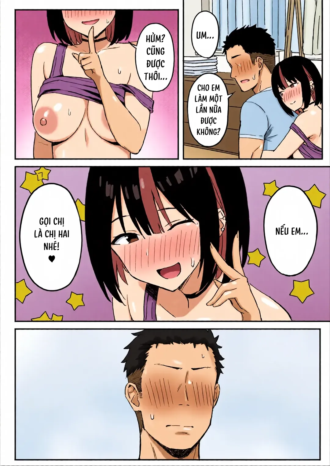 HentaiVN.net - Ảnh 23 - Mẹ và chị gái kế đều trở thành bạn tình của tôi - Chap 1