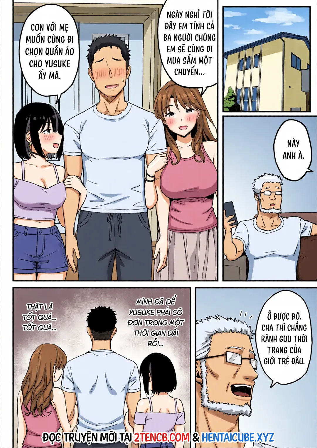 HentaiVN.net - Ảnh 57 - Mẹ và chị gái kế đều trở thành bạn tình của tôi - Chap 1