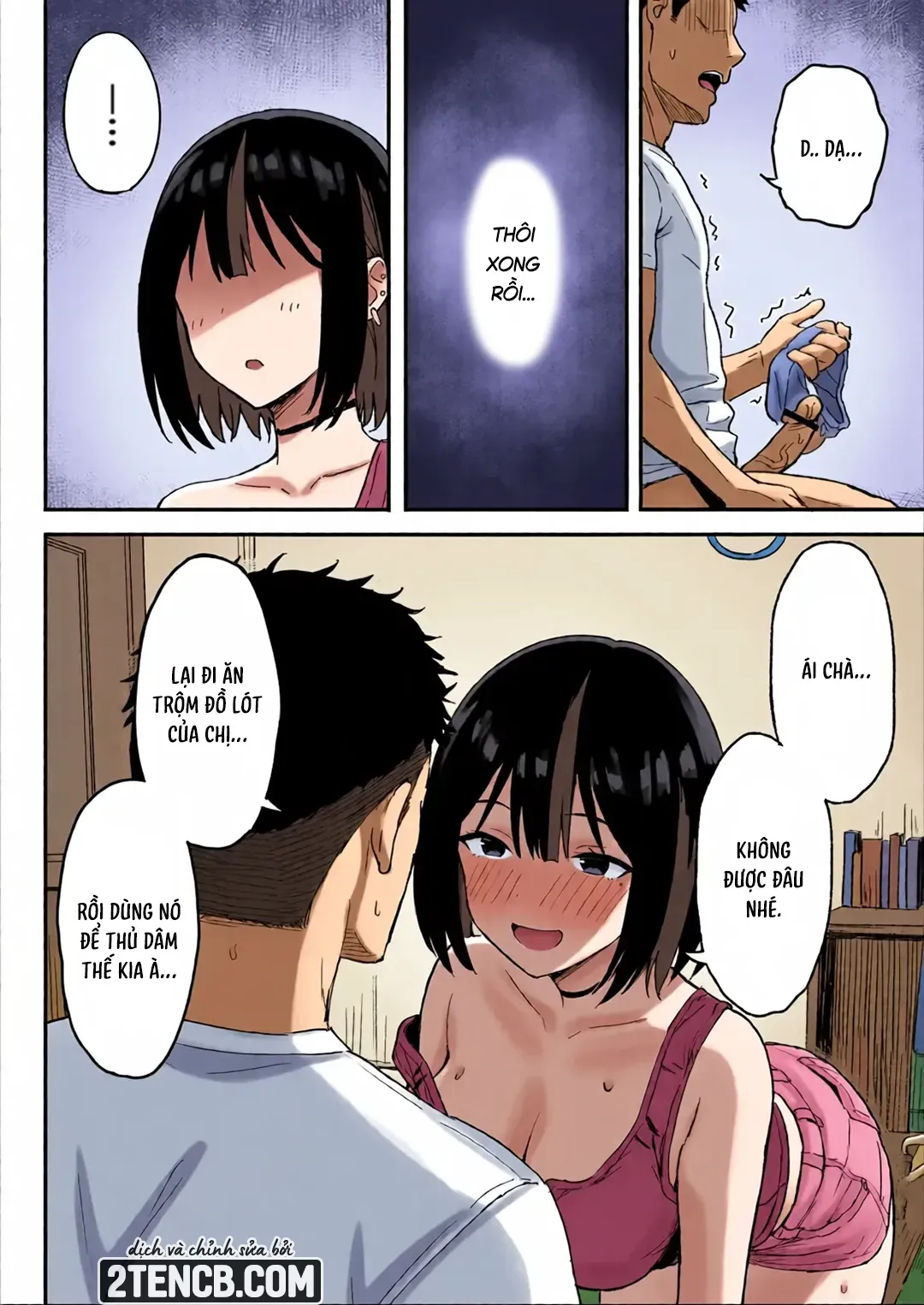 HentaiVN.net - Ảnh 9 - Mẹ và chị gái kế đều trở thành bạn tình của tôi - Chap 1