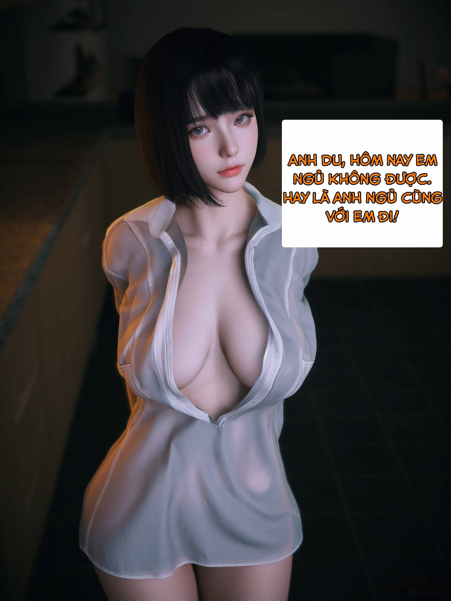 HentaiVN.net - Ảnh 22 - Cô Bạn Cùng Phòng Quá Dâm - Chap 1
