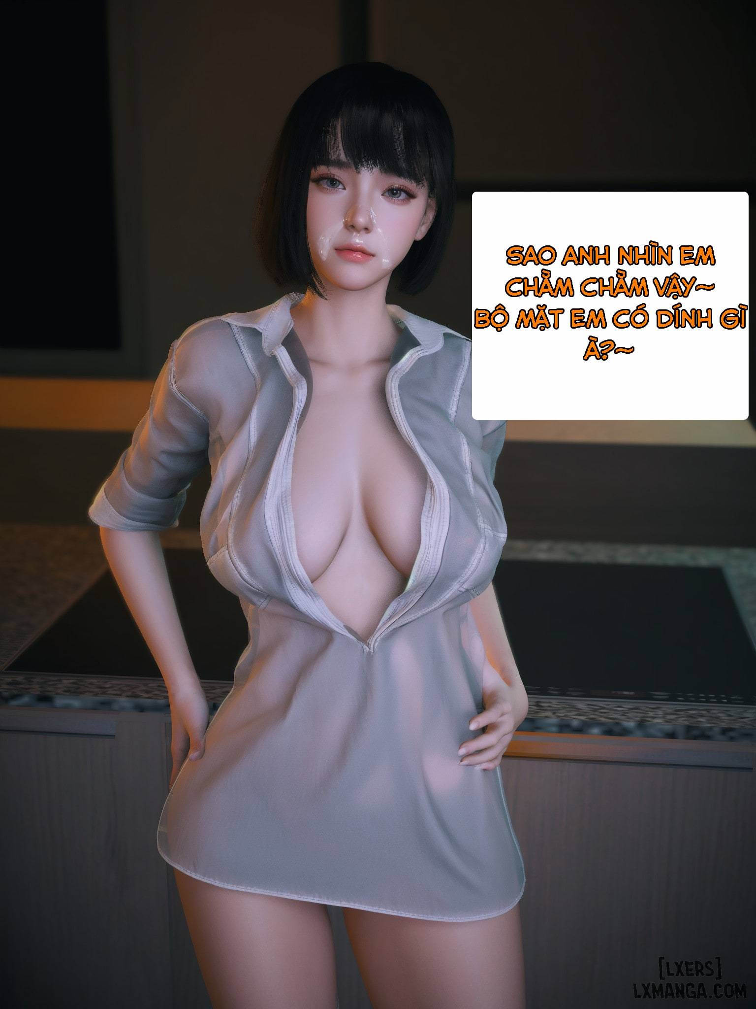 HentaiVN.net - Ảnh 54 - Cô Bạn Cùng Phòng Quá Dâm - Chap 1