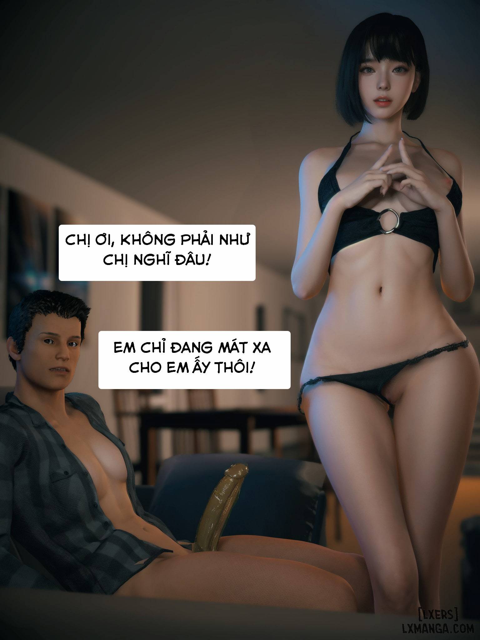 HentaiVN.net - Ảnh 22 - Cô Bạn Cùng Phòng Quá Dâm - Chap 2