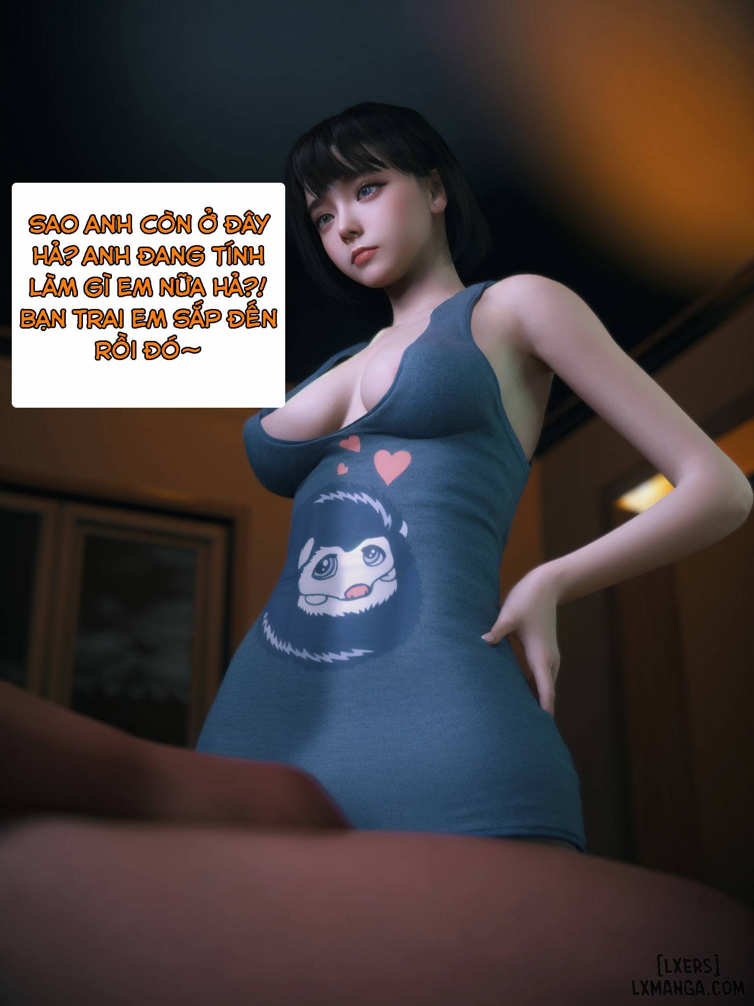 HentaiVN.net - Ảnh 55 - Cô Bạn Cùng Phòng Quá Dâm - Chap 2