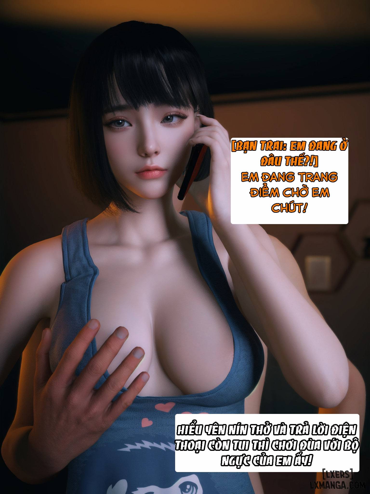 HentaiVN.net - Ảnh 70 - Cô Bạn Cùng Phòng Quá Dâm - Chap 2