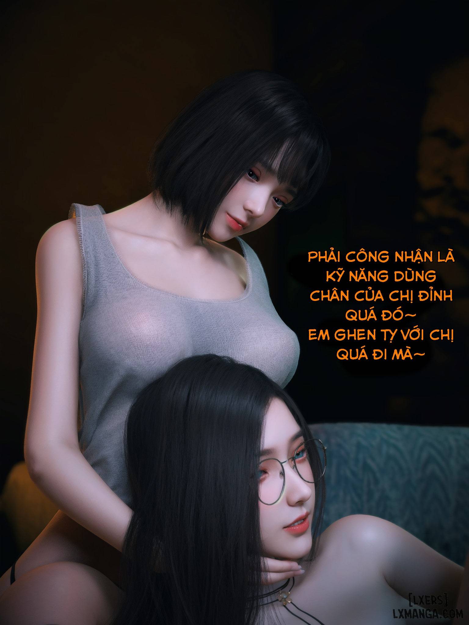 HentaiVN.net - Ảnh 70 - Cô Bạn Cùng Phòng Quá Dâm - Chap 3