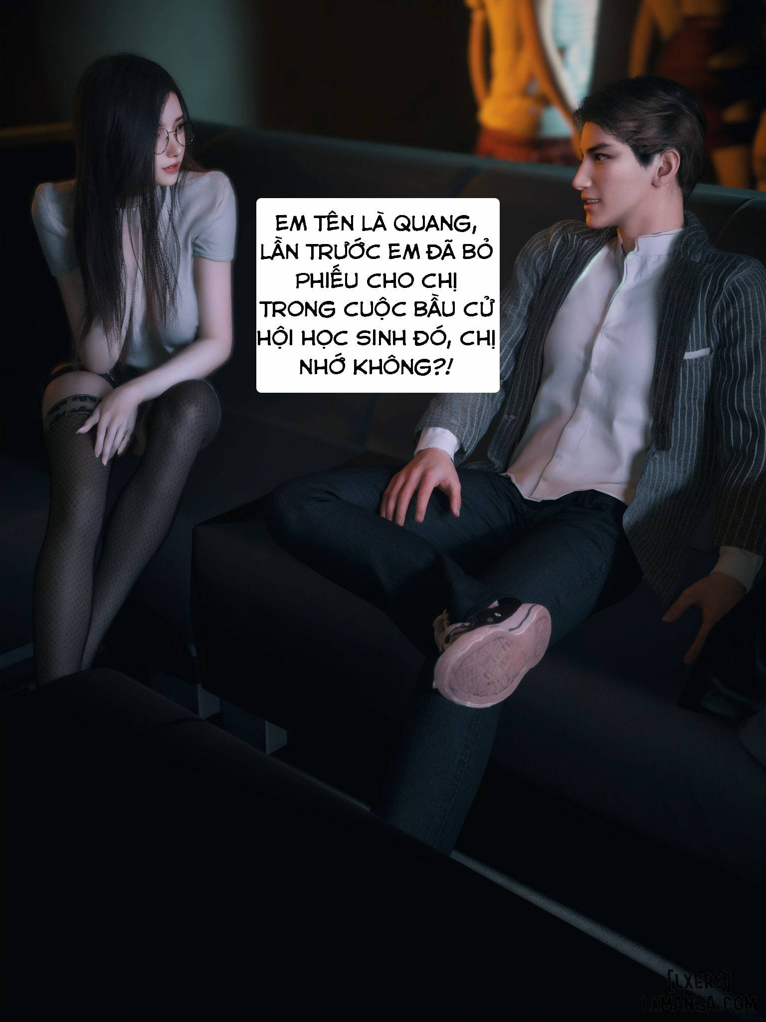 HentaiVN.net - Ảnh 14 - Cô Bạn Cùng Phòng Quá Dâm - Chap 4