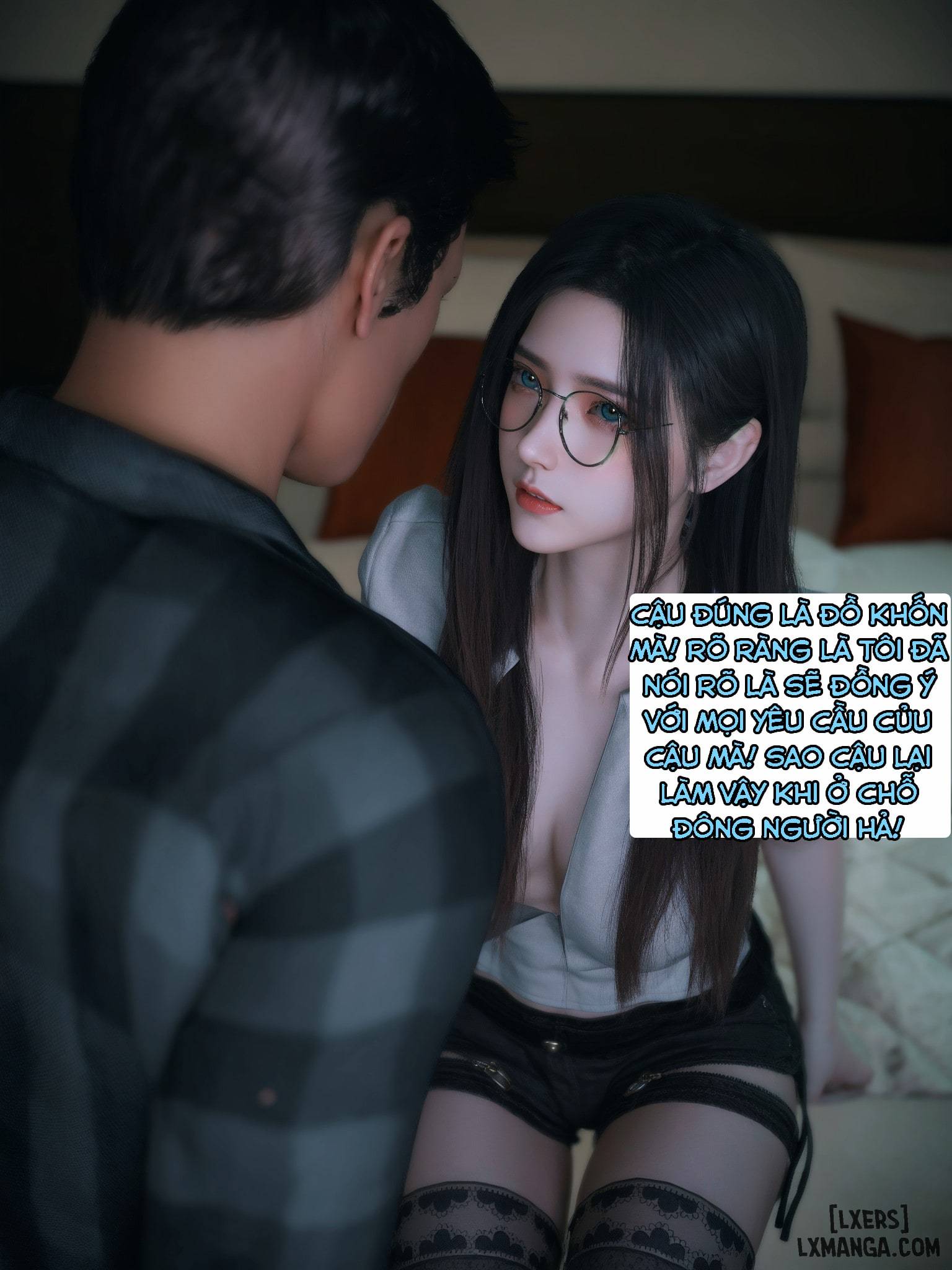 HentaiVN.net - Ảnh 30 - Cô Bạn Cùng Phòng Quá Dâm - Chap 4