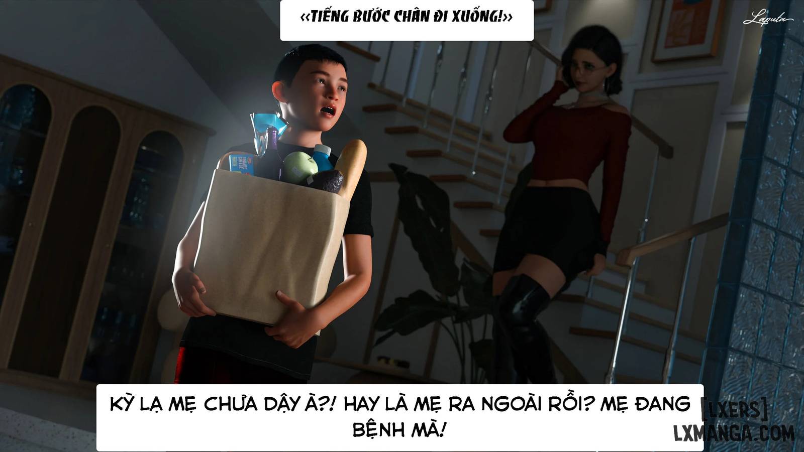 HentaiVN.net - Ảnh 53 - [VŨ TRỤ 2] Người Mẹ Dâm Đãng - Bắt Mẹ - Chap 4