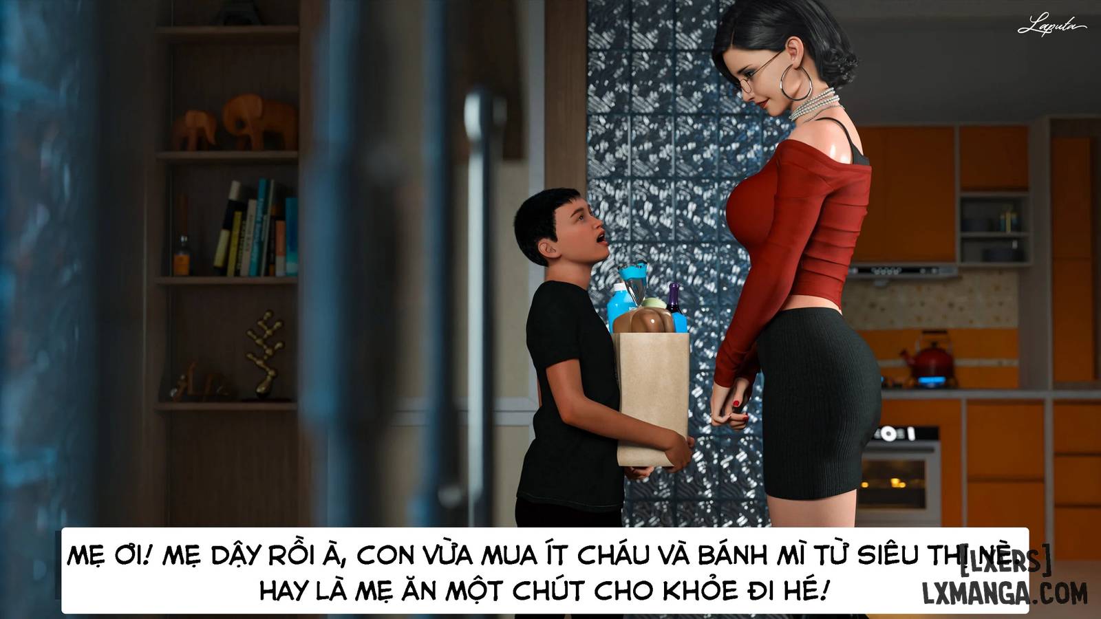 HentaiVN.net - Ảnh 55 - [VŨ TRỤ 2] Người Mẹ Dâm Đãng - Bắt Mẹ - Chap 4