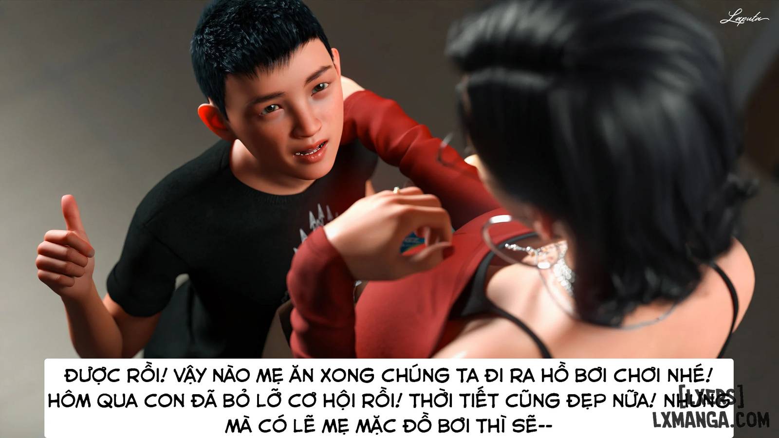 HentaiVN.net - Ảnh 57 - [VŨ TRỤ 2] Người Mẹ Dâm Đãng - Bắt Mẹ - Chap 4