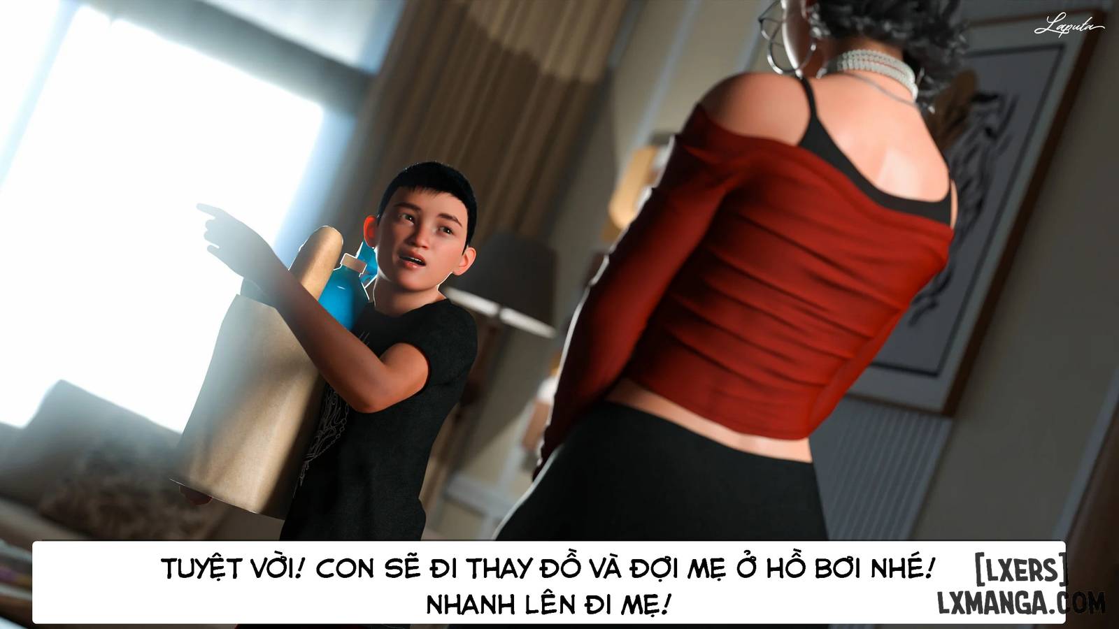 HentaiVN.net - Ảnh 59 - [VŨ TRỤ 2] Người Mẹ Dâm Đãng - Bắt Mẹ - Chap 4