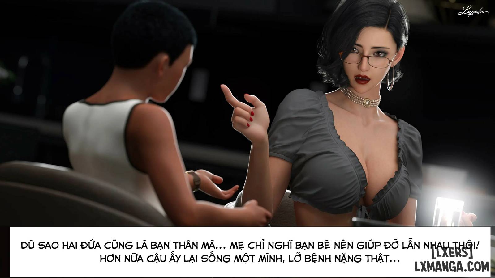 HentaiVN.net - Ảnh 13 - [VŨ TRỤ 2] Người Mẹ Dâm Đãng - Bắt Mẹ - Chap 6