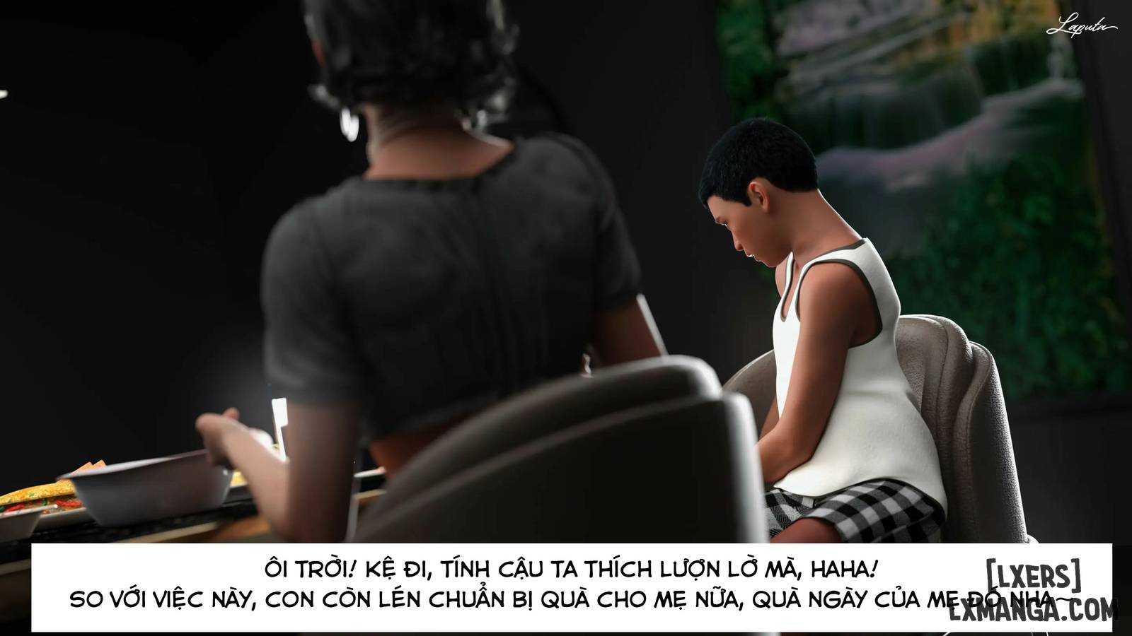 HentaiVN.net - Ảnh 14 - [VŨ TRỤ 2] Người Mẹ Dâm Đãng - Bắt Mẹ - Chap 6