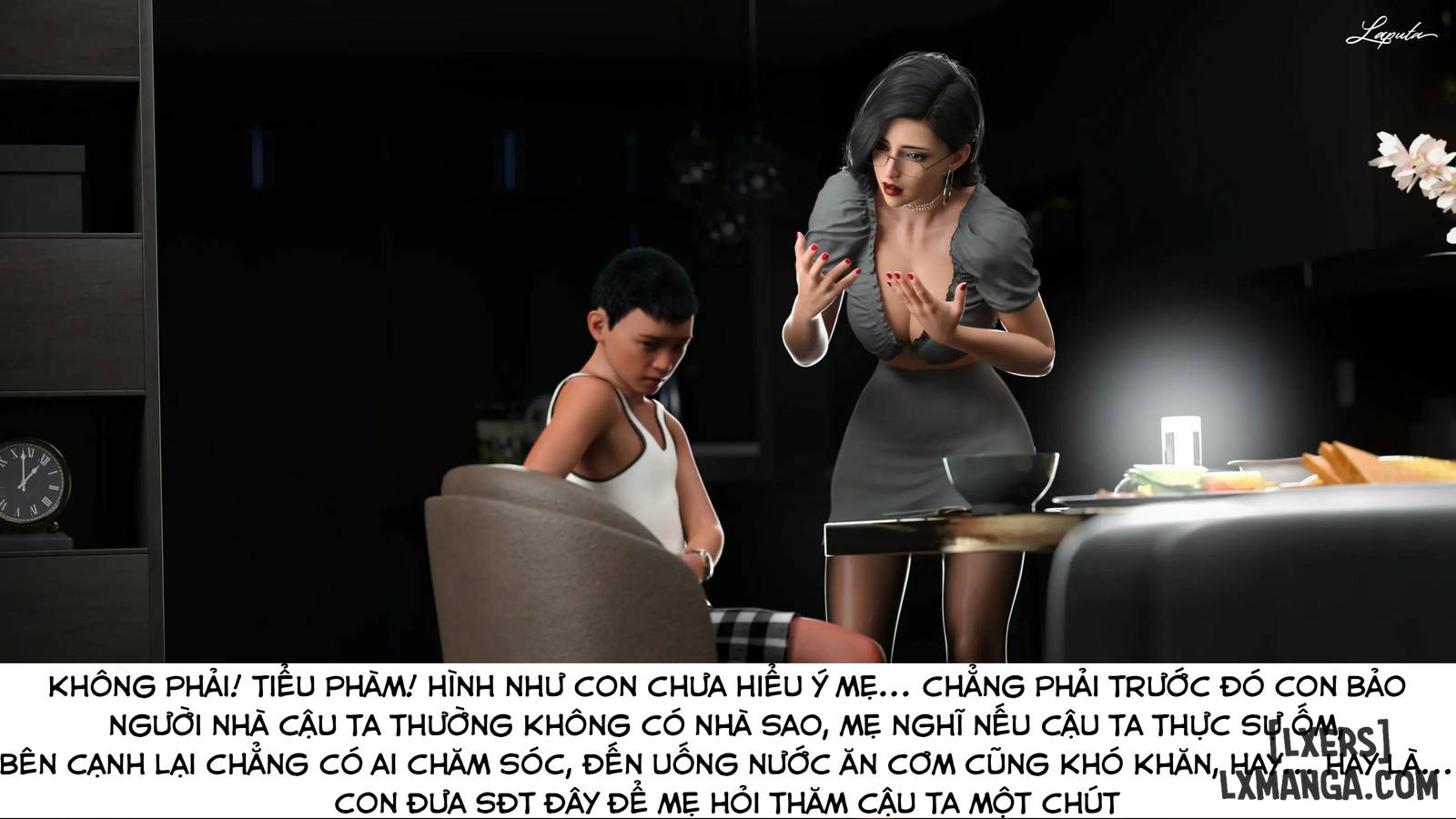 HentaiVN.net - Ảnh 15 - [VŨ TRỤ 2] Người Mẹ Dâm Đãng - Bắt Mẹ - Chap 6