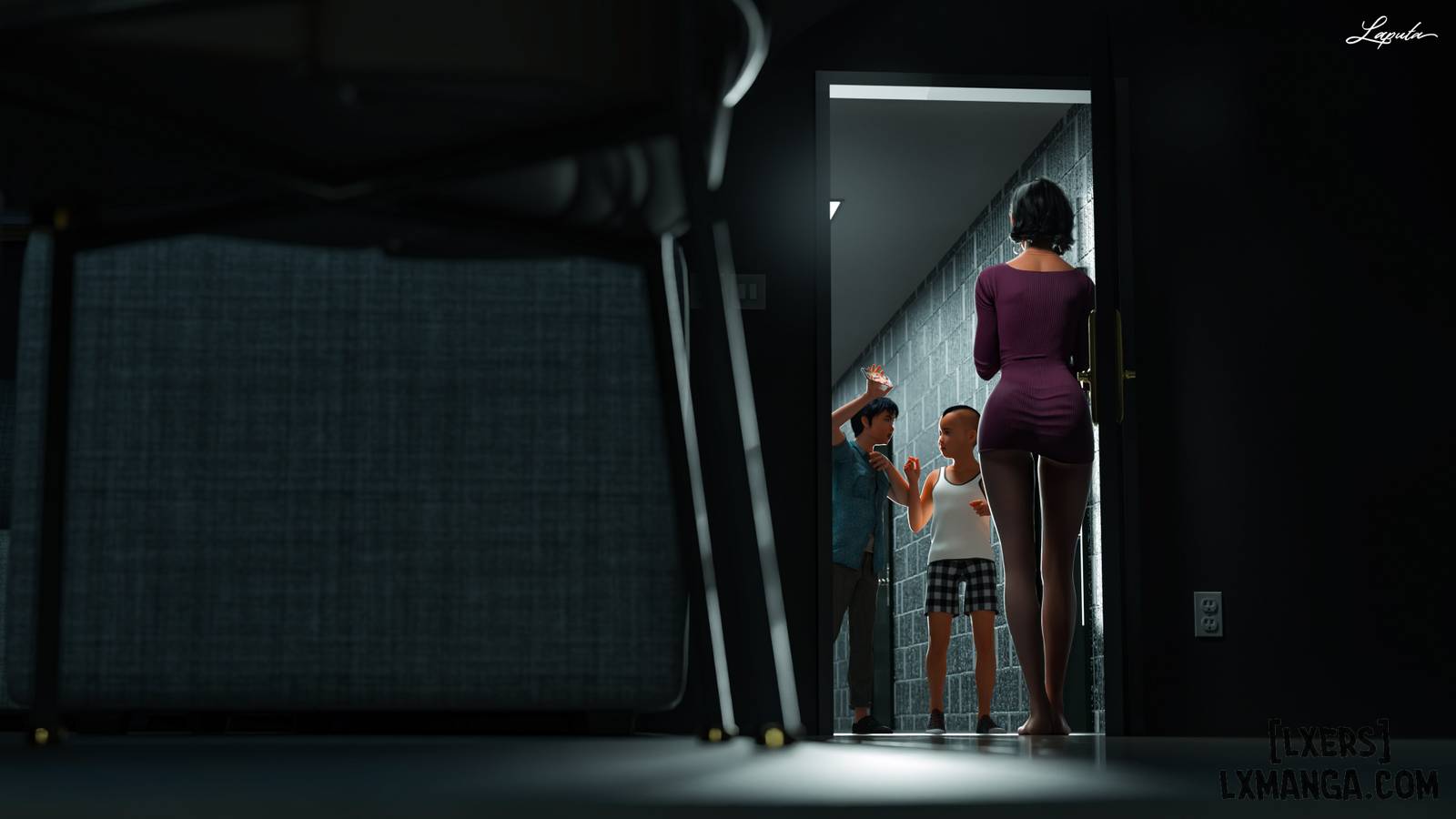 HentaiVN.net - Ảnh 50 - [VŨ TRỤ 2] Người Mẹ Dâm Đãng - Bắt Mẹ - Chap 7