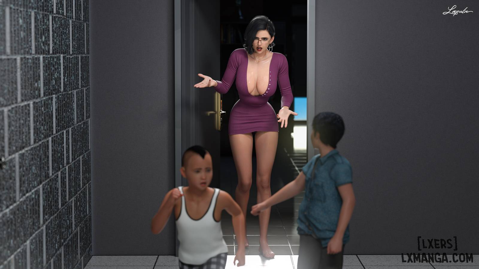 HentaiVN.net - Ảnh 57 - [VŨ TRỤ 2] Người Mẹ Dâm Đãng - Bắt Mẹ - Chap 7