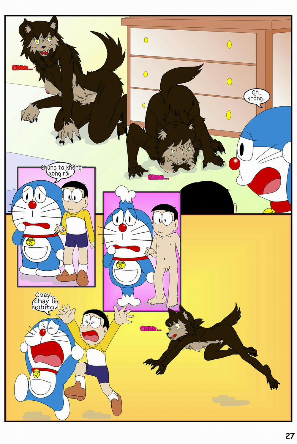 HentaiVN.net - Ảnh 7 - Tuyển Tập Doraemon Doujinshi 18+ [Bảo bối thần thánh] - Chap 19