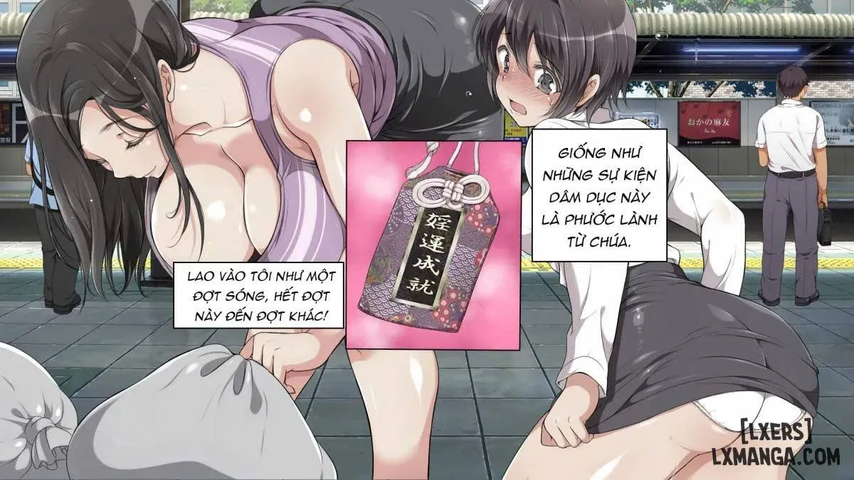 HentaiVN.net - Ảnh 50 - Vận may bất ngờ!! [Lucky Dosukebe!; ラッキードスケベ！] - Chap 2