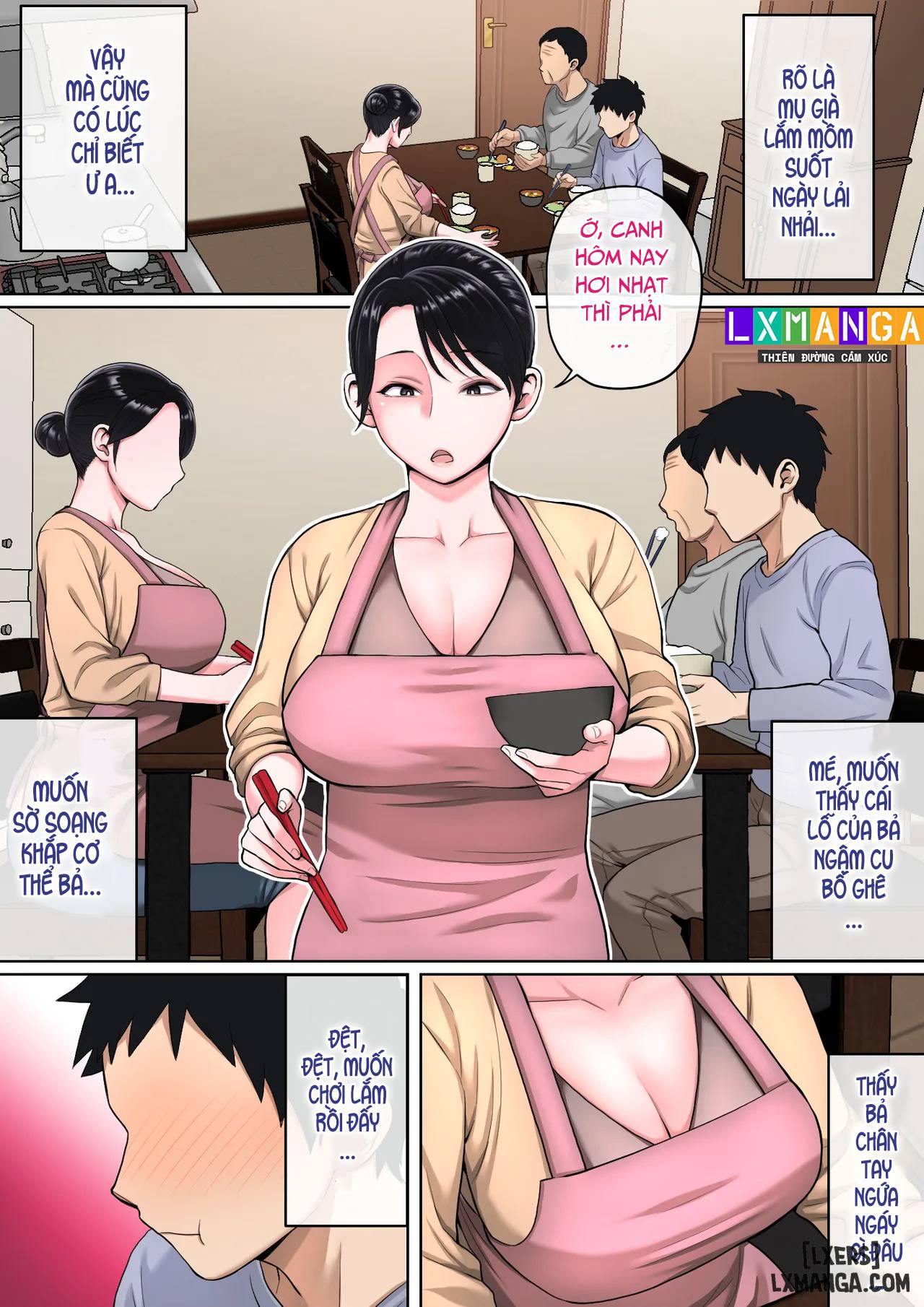 HentaiVN.net - Ảnh 12 - Neteiru Okaa-San O Yaritai Houdai! - Chap 1