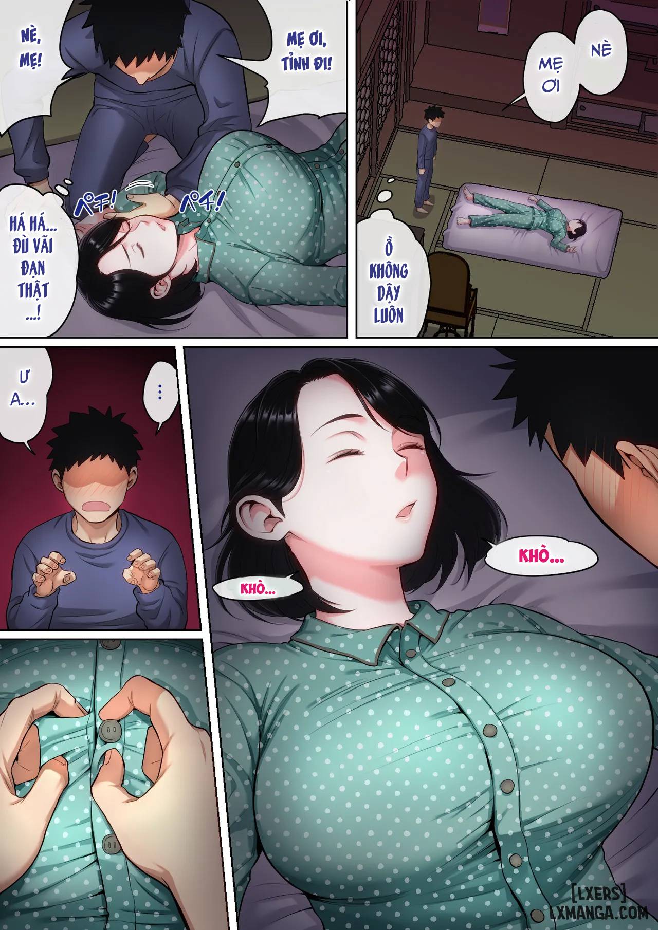 HentaiVN.net - Ảnh 20 - Neteiru Okaa-San O Yaritai Houdai! - Chap 1