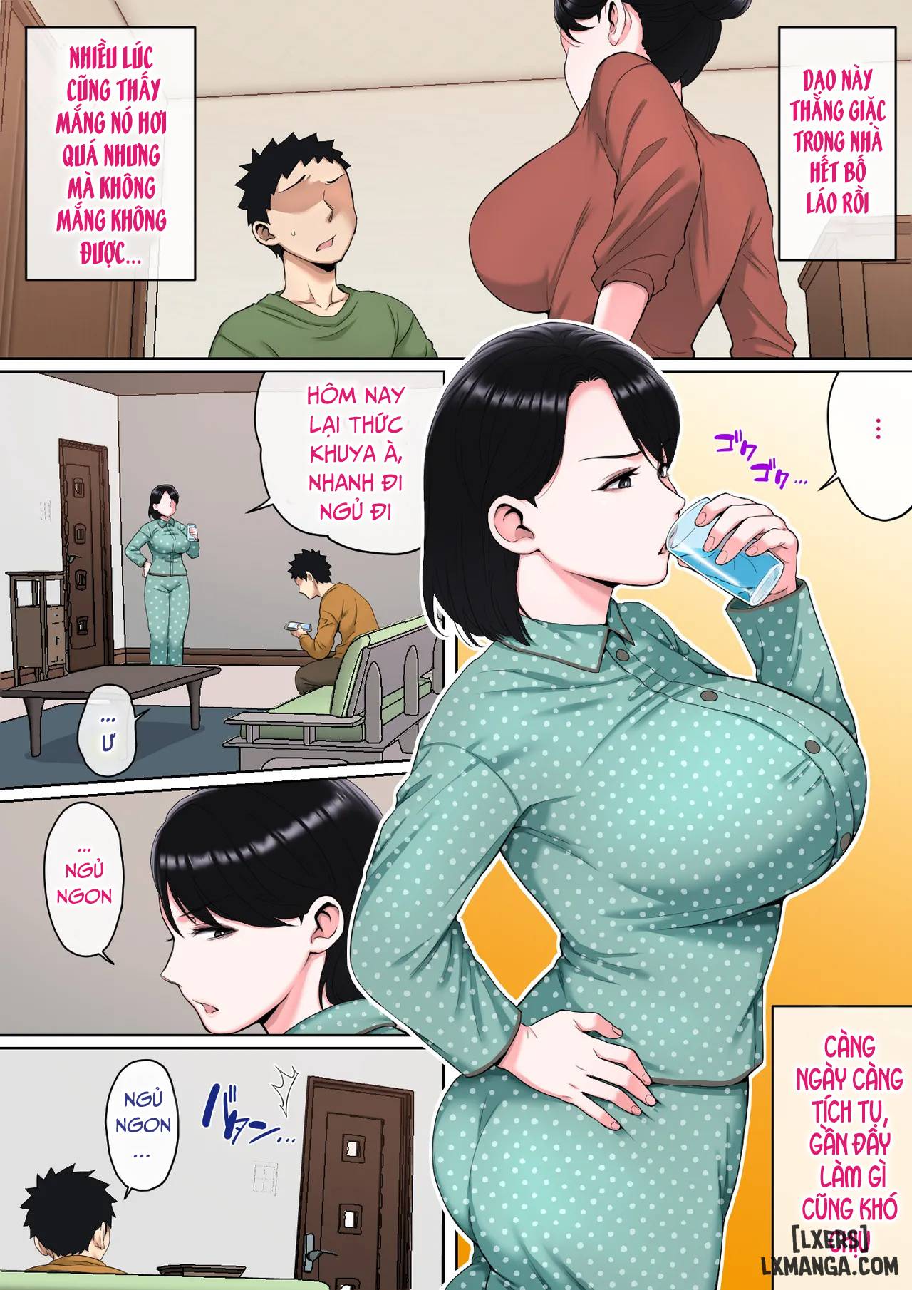 HentaiVN.net - Ảnh 39 - Neteiru Okaa-San O Yaritai Houdai! - Chap 3