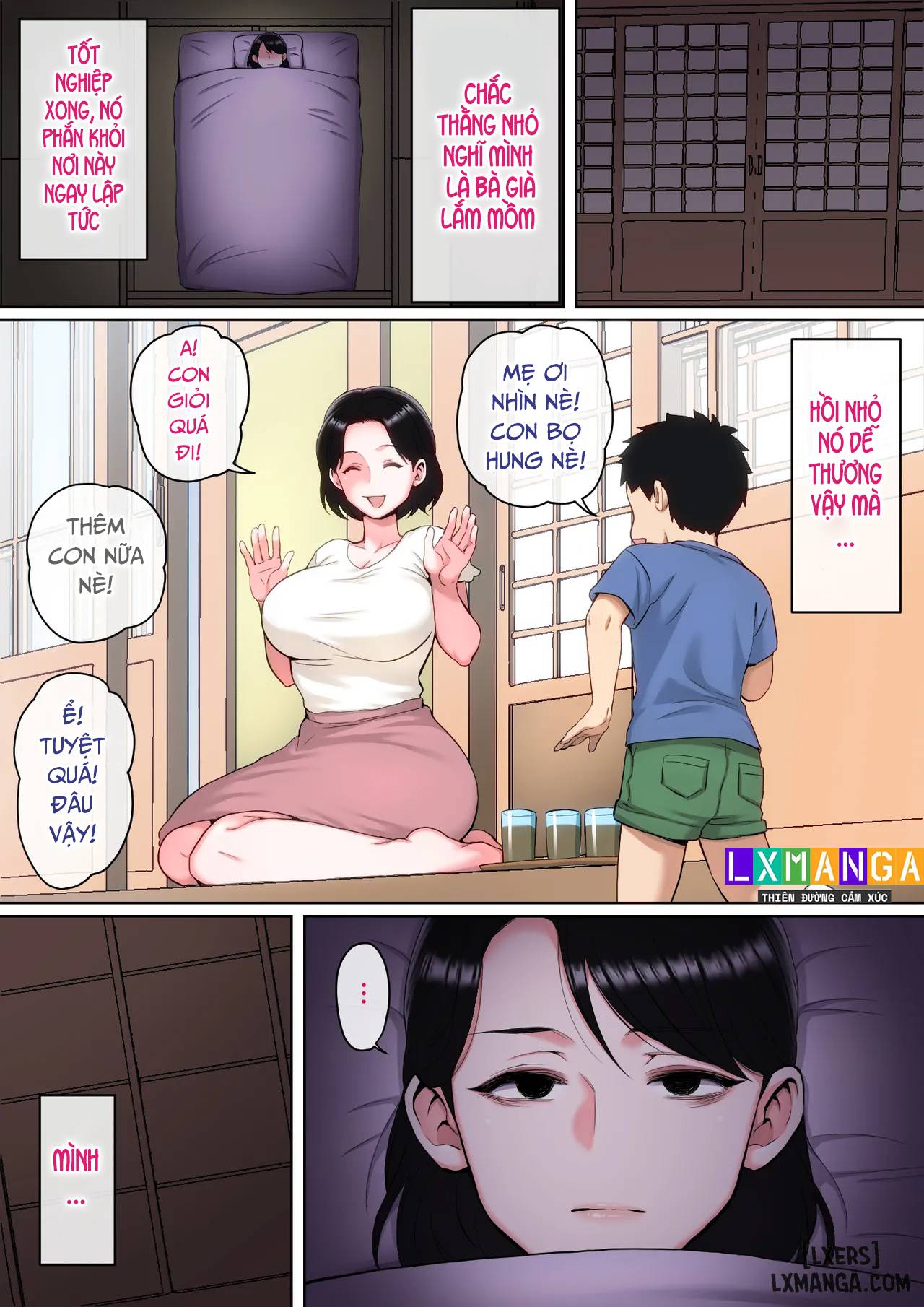 HentaiVN.net - Ảnh 40 - Neteiru Okaa-San O Yaritai Houdai! - Chap 3