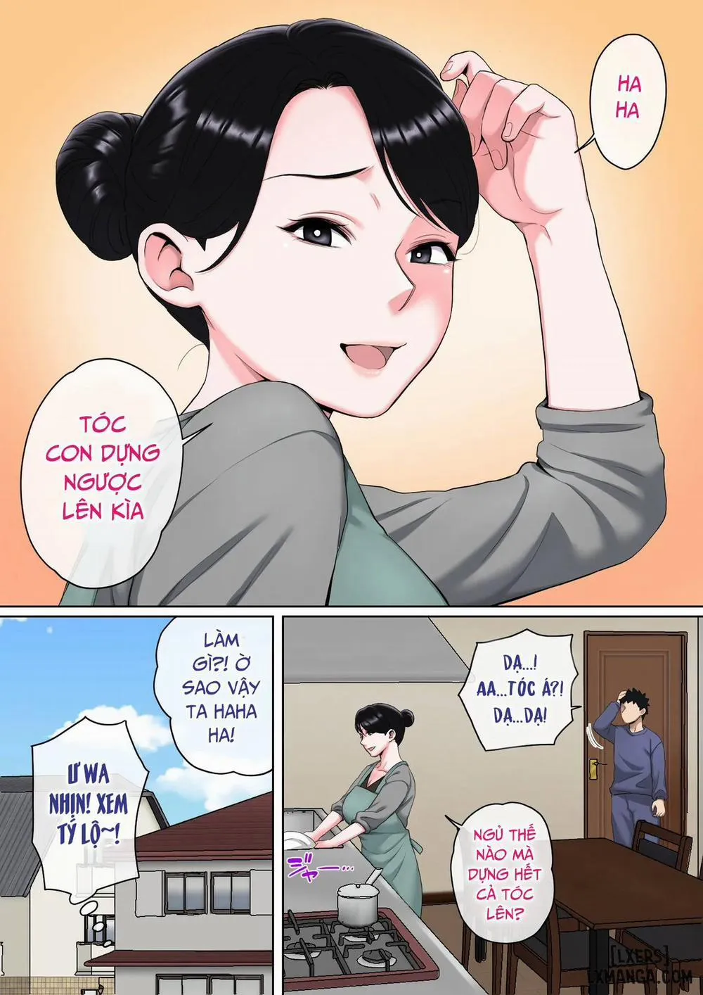HentaiVN.net - Ảnh 25 - Neteiru Okaa-San O Yaritai Houdai! - Chap 4