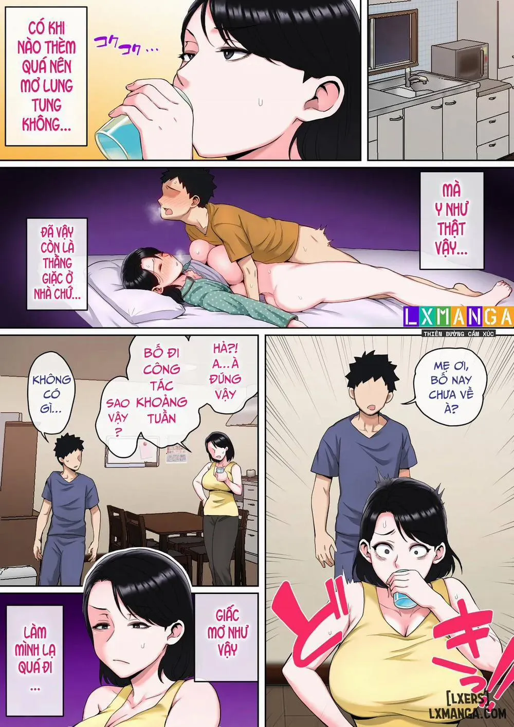 HentaiVN.net - Ảnh 33 - Neteiru Okaa-San O Yaritai Houdai! - Chap 4