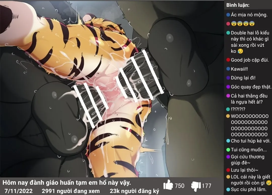 HentaiVN.net - Ảnh 13 - Những buổi livestream bất ổn của các bé Furry loli - Chap 7