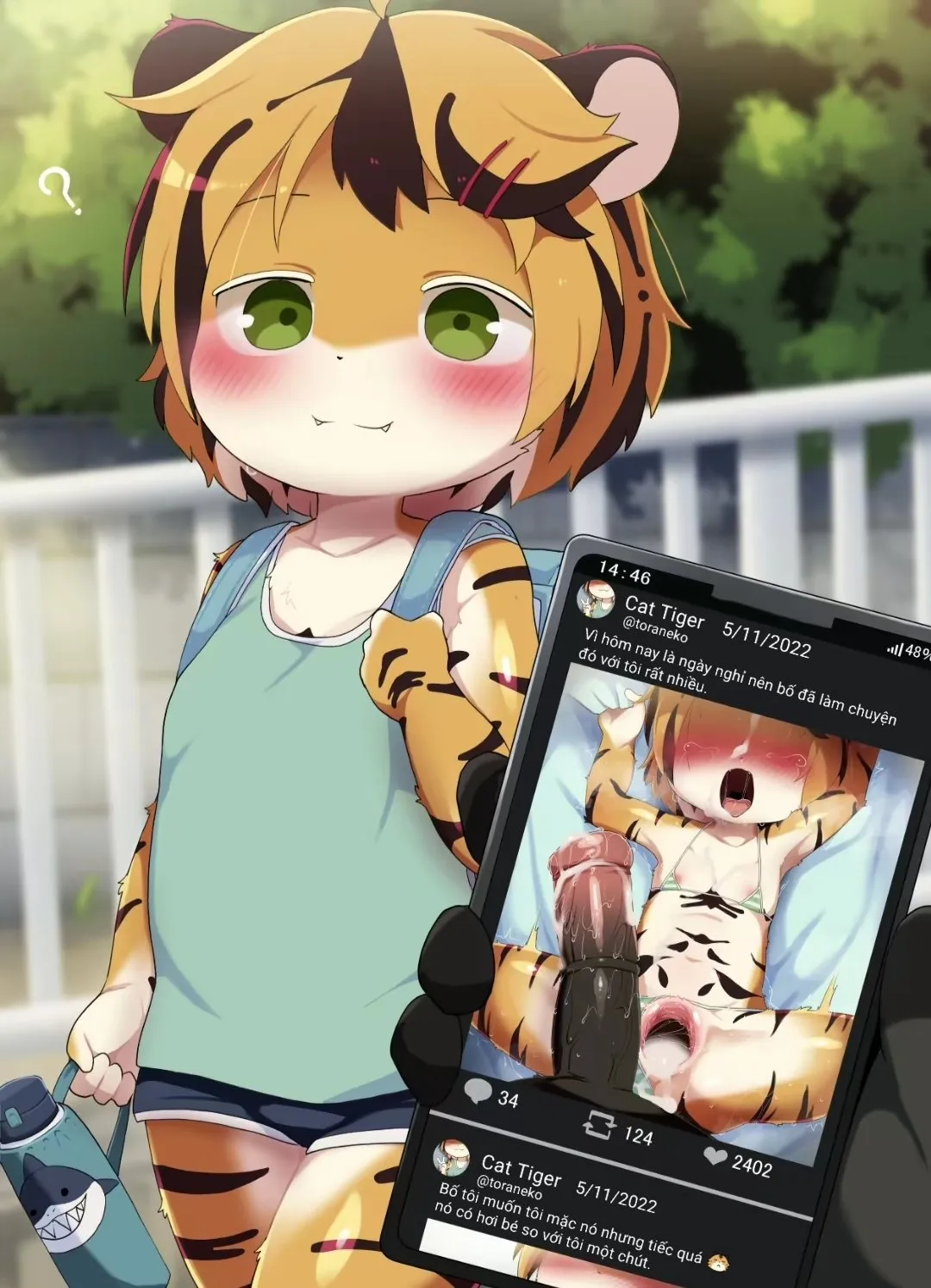 HentaiVN.net - Ảnh 4 - Những buổi livestream bất ổn của các bé Furry loli - Chap 7