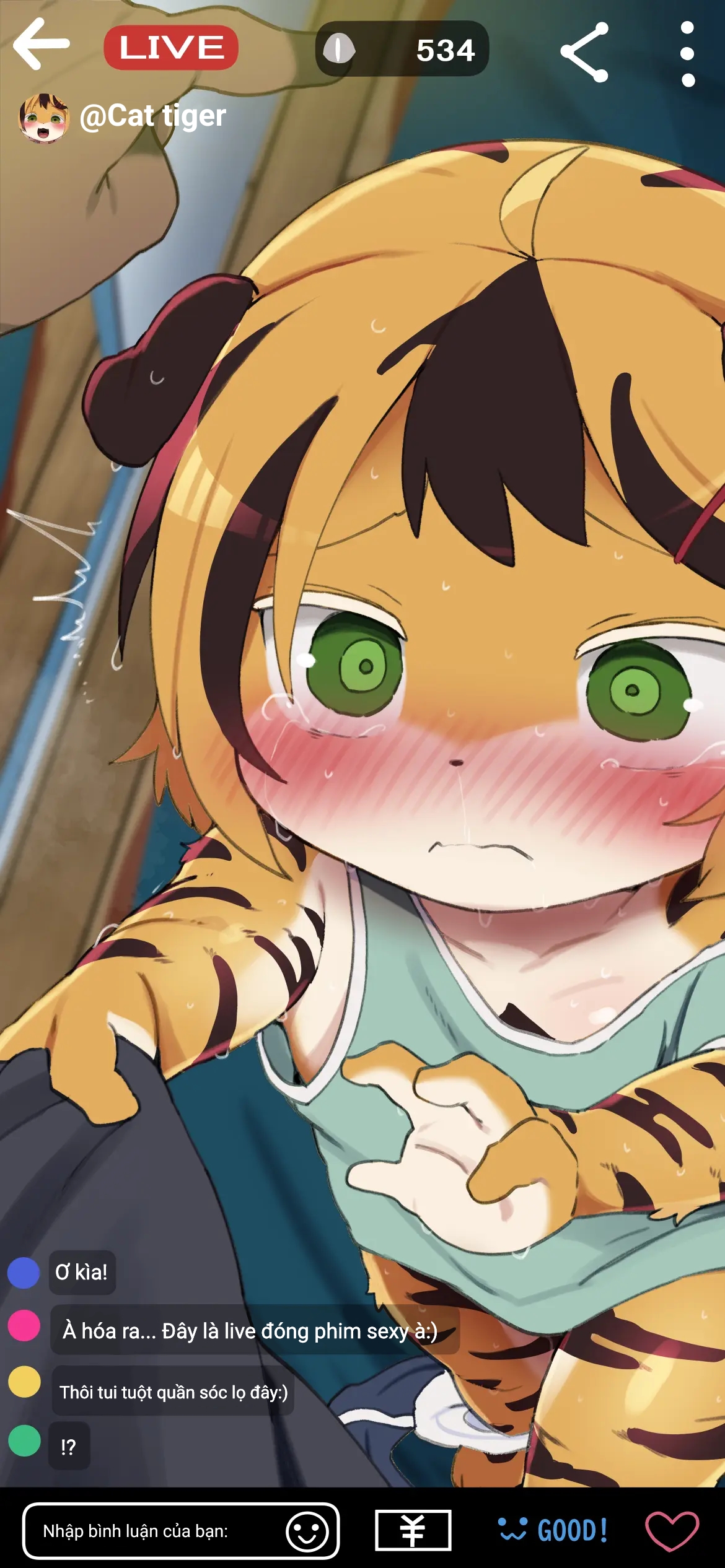HentaiVN.net - Ảnh 6 - Những buổi livestream bất ổn của các bé Furry loli - Chap 8
