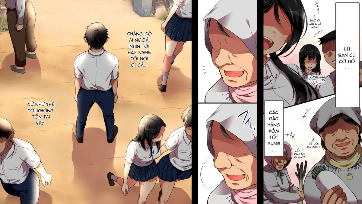 HentaiVN.net - Ảnh 7 - Mushi Sezaru o Enu Machi...! [無視せざるを得ぬ町…っ!; Shunned By The Village...!] - Chap 1
