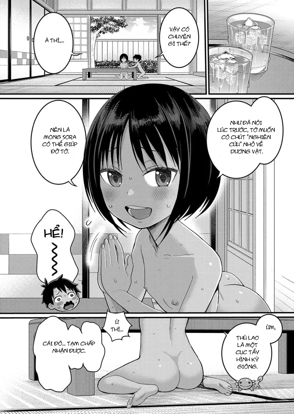 HentaiVN.net - Ảnh 4 - Cuộc Sống Trần Trụi [Hadakagurashi, はだかぐらし] - Chap 2