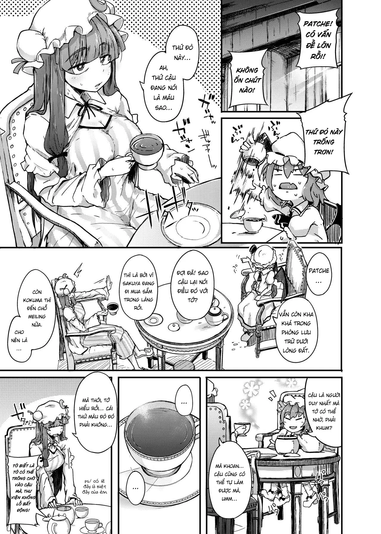 HentaiVN.net - Ảnh 3 - Sự tích cái lỗ và Cá Chà Bặc [Jikahatsudensho; Ana to Muttsuri Dosukebe Daitoshokan; The Hole and the Closet Perverted Unmoving Great Library] - Chap 1